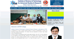 Desktop Screenshot of istar.edu.in